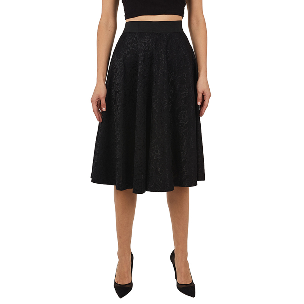 Network Skirt Women Black